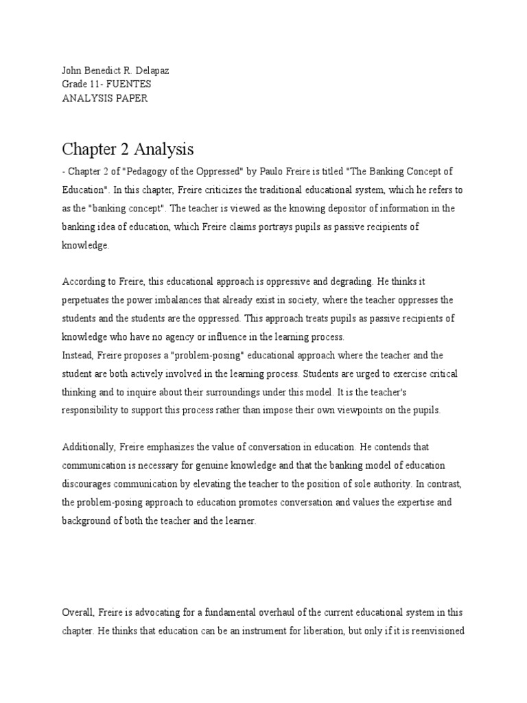 Analysis Paper Chapter 3&4 Delapaz | PDF | Cognitive Science | Cognition