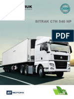 Sitrak c7h 540 HP 80t Diesel