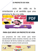 Diapositivas Proyecto de Vida