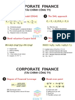 Corporate Finance Techniques and Ratios