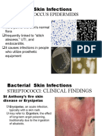 Bacterial Skin Infections: Staphylococcus Epidermidis