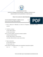 Exercícios de Análise Matemática I sobre conjuntos e lógica proposicional