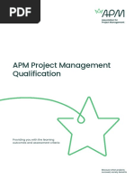 APM Project Management Qualification: Syllabus