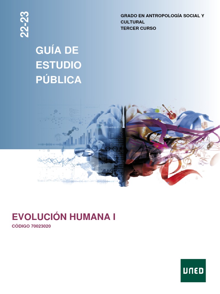 0-Guía 2022-2023 | PDF | Antropología | Evolución
