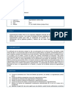 Syllabus Argumentación Jurídica 2023 Piura 2023 I