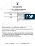 3rd QUARTER INTEGRATIVE PERFORMANCE TASK