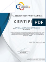 certificado funcion judicial