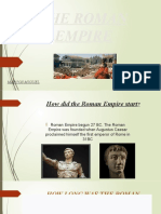 The Roman Empire: Marcos Miguel