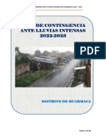 Plan de contingencia lluvias Huarmaca 2022-2023