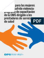 Capacitación OMS A Situaciones de Violencia