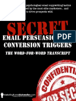 Secret Email Persuasion and Conversion Triggers!