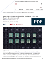 Intel Discontinues Bitcoin-Mining Blockscale Chips, No Future Gens Announced - Tom's Hardware