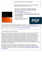 The Concepts of Choice and Preference in Economics