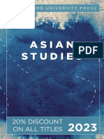 SUP's 2023 Asian Studies Catalog