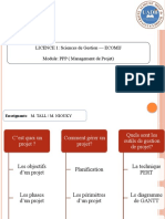 LICENCE 1: Sciences de Gestion - ECOMIJ Module: PPP (Management de Projet)