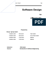 Software Design : Version