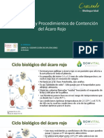 5 Ciclo Biologico y Procedimientos de Contencion Del Acaro Rojo David Usan