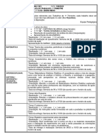 Lista de trabalhos do 1o trimestre para o 1o TI A/B