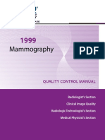 Mammography: Quality Control Manual