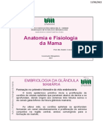 Aula 2 Anatomia e Fisiologia Da Mama PDF