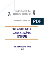 UFG Sistemas de combate a incêndio com extintores