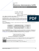 Diário Eletrônico Administrativo SJPB: 8 Vara Federal Portaria