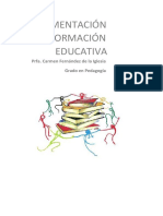 Documentación E Información Educativa: Prfa. Carmen Fernández de La Iglesia Grado en Pedagogía
