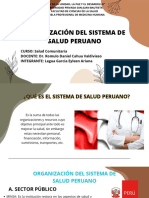 Organización Del Sistema de Salud Peruano