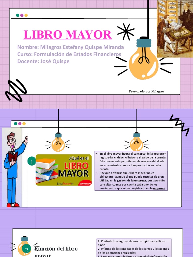 Guía del Libro Mayor en Contabilidad | PDF | Contabilidad | Business
