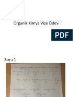 Organik Kimya Vize Ödevi