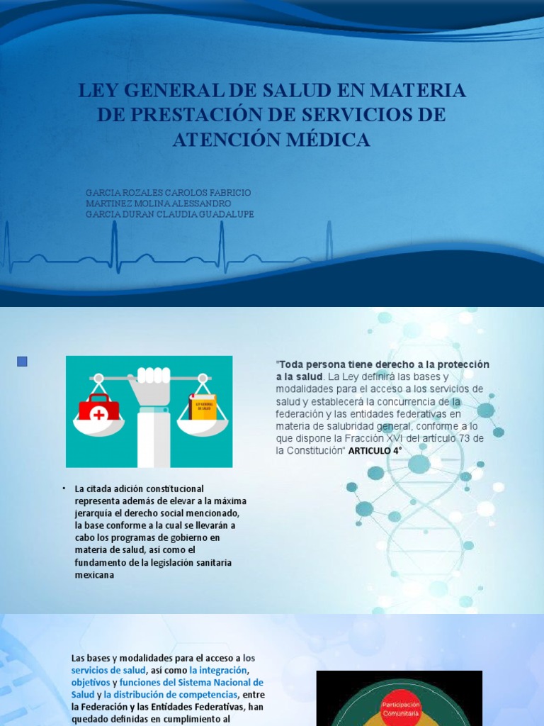 Reglamento de La Ley General de Salud en Materia de Prestacion de | PDF ...