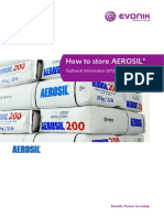 How To Store AEROSIL®: Technical Information 1373