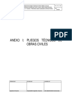 Anexo I: Pliegos Técnicos de Obras Civiles