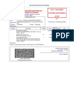 Proyectos Y Mantenciones Industriales Rodrigo Alberto Gonzalez Gutierr R.U.T.: 76.618.086-8 Factura Electronica #553