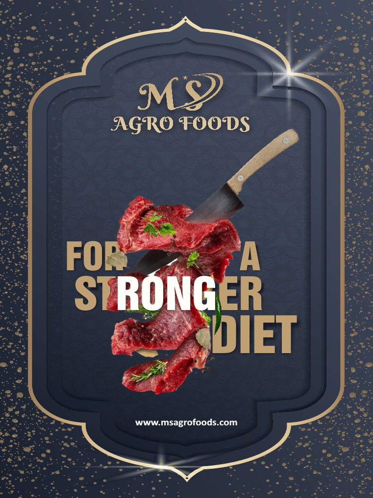 MS Agro Foods: Exporting Quality Agro Products | PDF | Lamb And Mutton ...