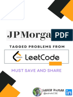 JP Morgan Tagged LeetCode Problems