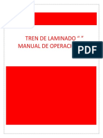 Manual de Operacion Tren de Laminado Prueba 1