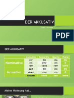 Der Akkusativ: Thema 3 Wohnen