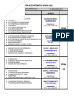 Directorio Del Departamento de Servicio Social: Carreras Encargado