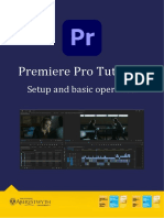 Premiere Pro Tutorial:: Setup and Basic Operation