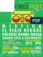 Afiche Cali Vibes Fest