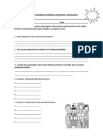 Evaluación Desarrollo Personal Ciudadanía y Cívica