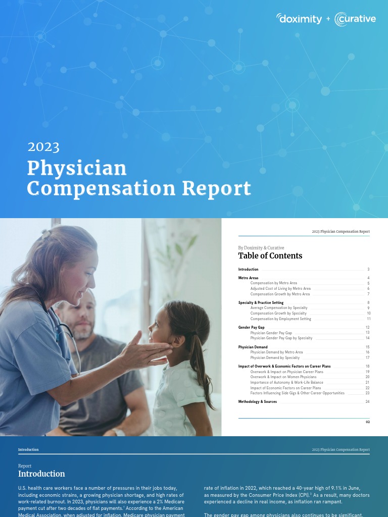 Doximity Physician Compensation Report 2023 PDF Cost Of Living