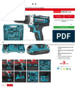 Trusa Bormasina cu percutie Vector, 2 acumulatori 36V 6Ah, 30 accesorii, albastru