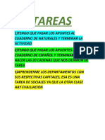 Tareas