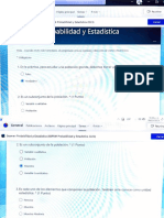 Examen Probabilidad Estadística: General