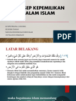 Konsep Kepemilikan Dalam Islam