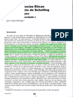 (Morujão) As Consequências Éticas Do Pensamento de Schelling