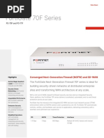 Fortigate 201f Firewall Datasheet | PDF | Computer Network | Security