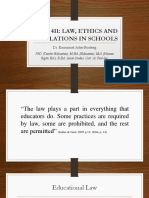 Edte 411 - Law-Ethics and Regulations in Schools2